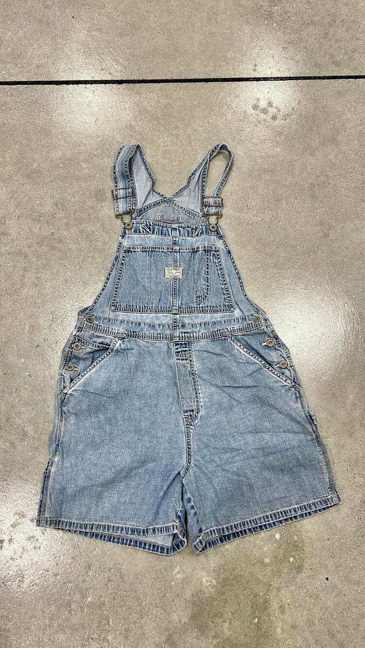 VINTAGE Y2K Old Navy Blue Jeans Denim coveralls